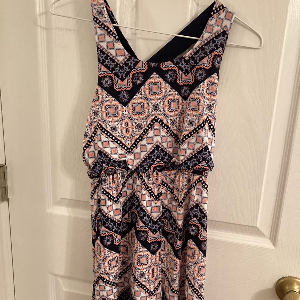 Patterned romper